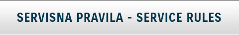 Servisna pravila